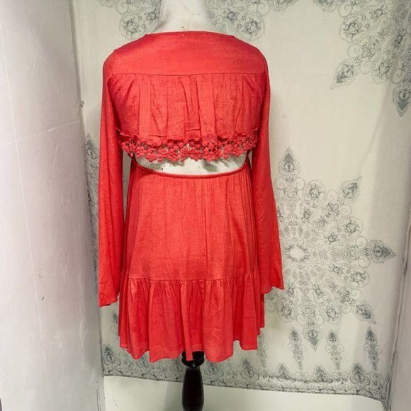 Free People Gentle Dreamer Dress Cutout Crochet - Picture 5 of 8